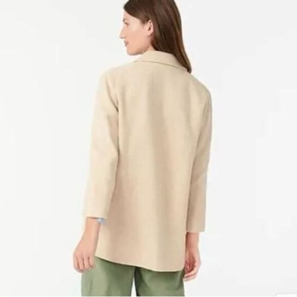 J. Crew Sophie, cream colored sweater blazer. - Picture 5 of 6